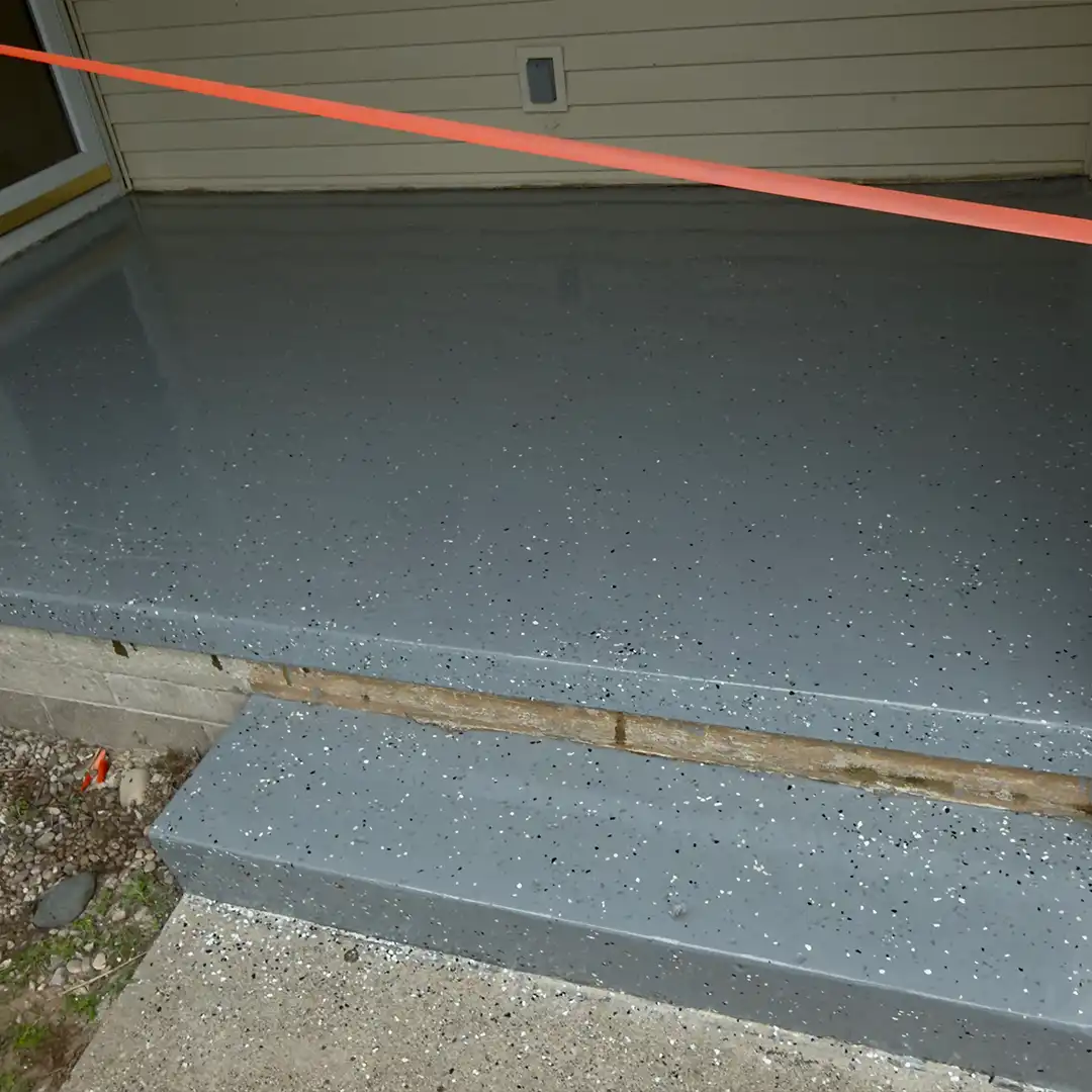 Epoxy flooring project Northern Michigan